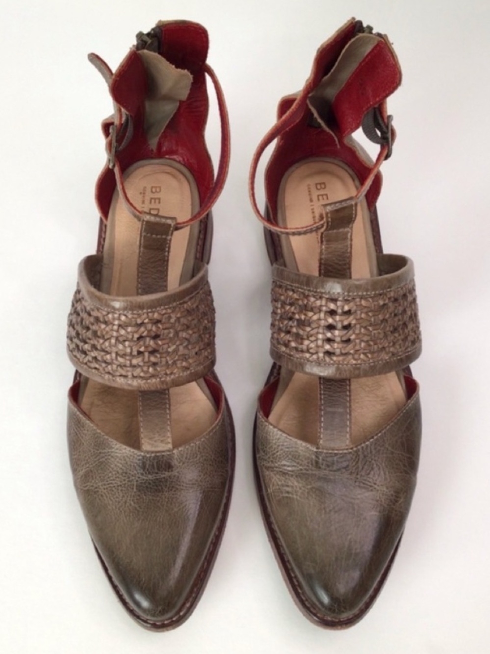 Bed Stu Women’s Bethany 2 Flat Cap Toe Strappy Leather Shoes Size 8 - Picture 3 of 7